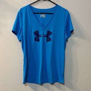 Under Armour Women's Bright Blue Short Sleeve Tee